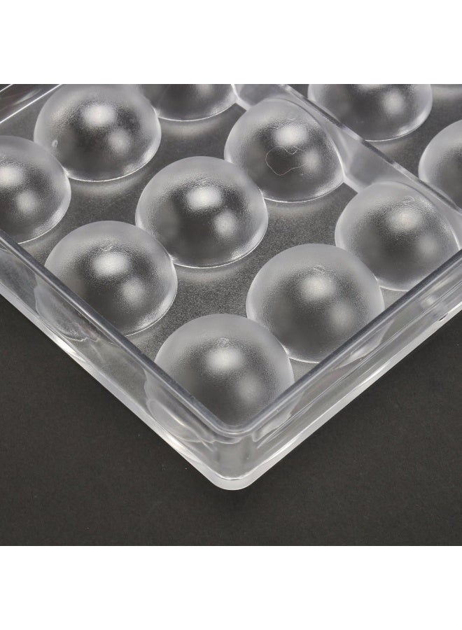 24 Grid Semi-Sphere Chocolate Candy Mold PC Polycarbonate Chocolate Making Mould - Image 3